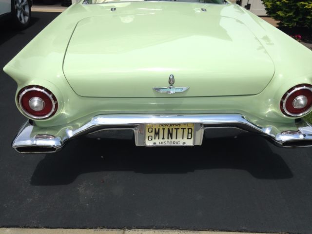 1957 Willow Green Ford Thunderbird Convertible