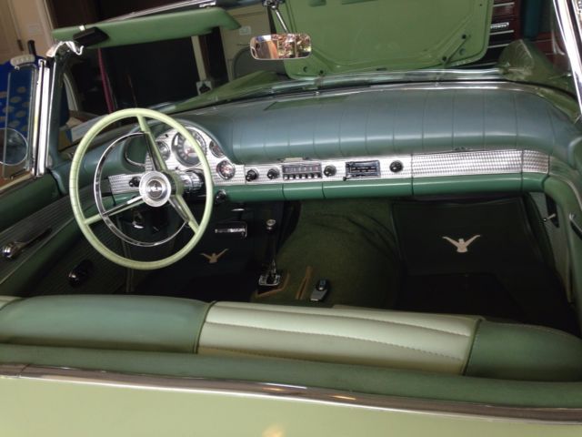 1957 Willow Green Ford Thunderbird Convertible