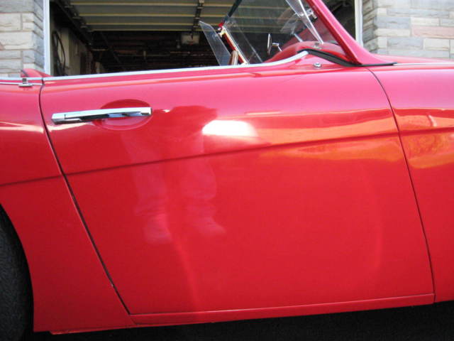 1957 red Austin Healey Other Convertible