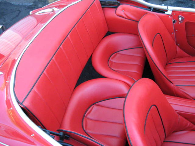 1957 red Austin Healey Other Convertible