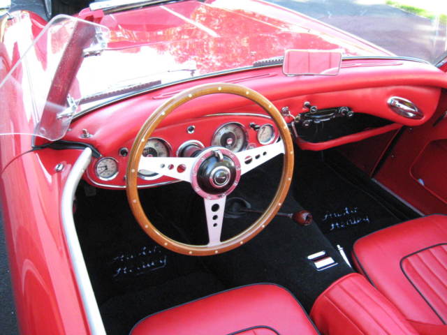 1957 red Austin Healey Other Convertible