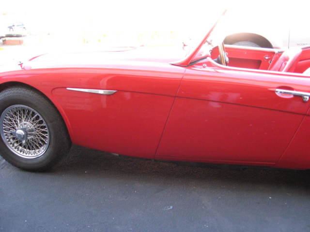 1957 red Austin Healey Other Convertible