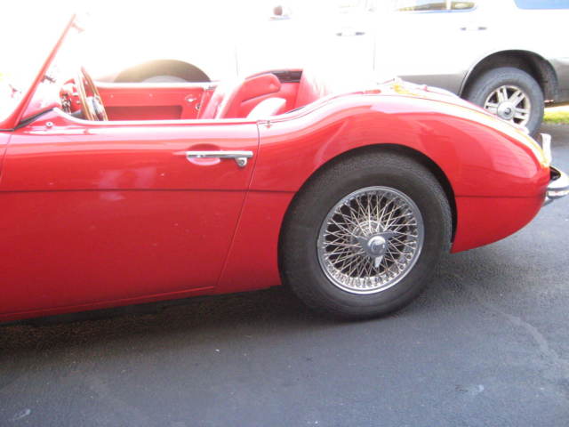 1957 red Austin Healey Other Convertible