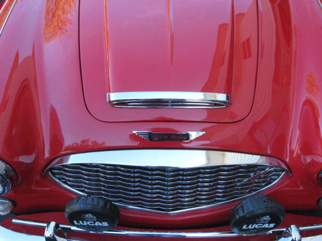 1957 red Austin Healey Other Convertible