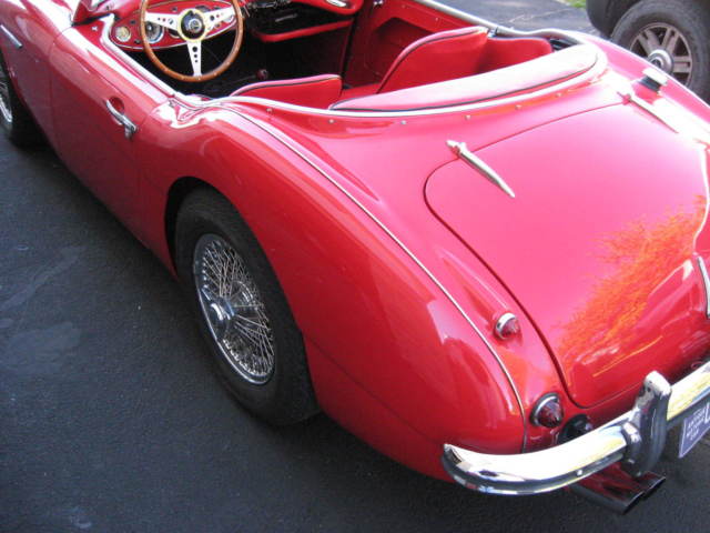 1957 red Austin Healey Other Convertible