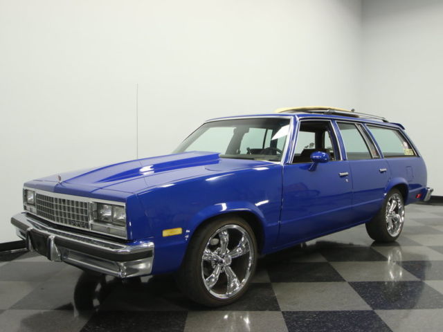 1983 Blue Chevrolet Malibu Wagon