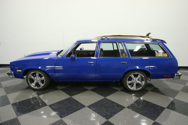 1983 Blue Chevrolet Malibu Wagon