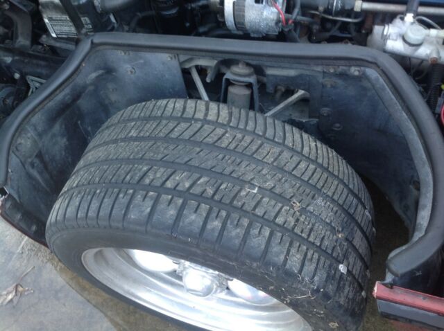 1986 Burgundy Chevrolet Corvette Hatchback