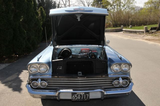 1958 Blue Chevrolet Bel Air/150/210 Sedan