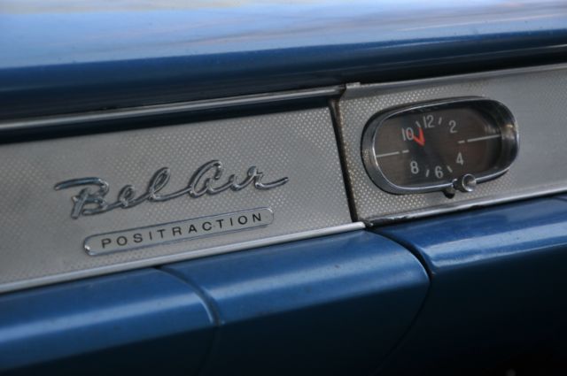 1958 Blue Chevrolet Bel Air/150/210 Sedan