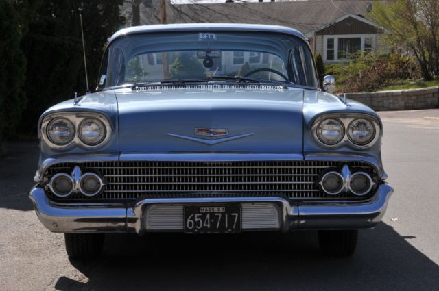 1958 Blue Chevrolet Bel Air/150/210 Sedan