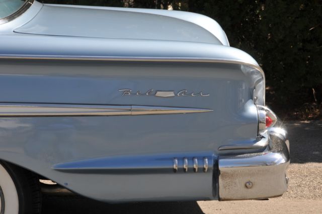 1958 Blue Chevrolet Bel Air/150/210 Sedan