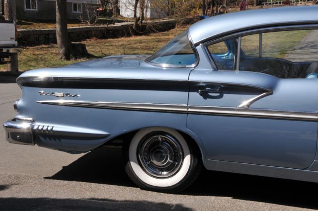 1958 Blue Chevrolet Bel Air/150/210 Sedan