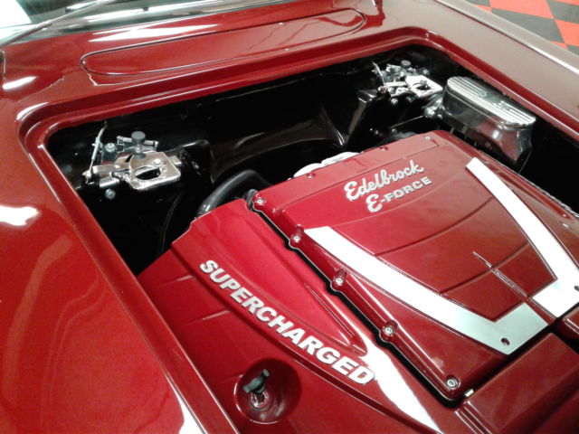 1958 Red Chevrolet Corvette Convertible