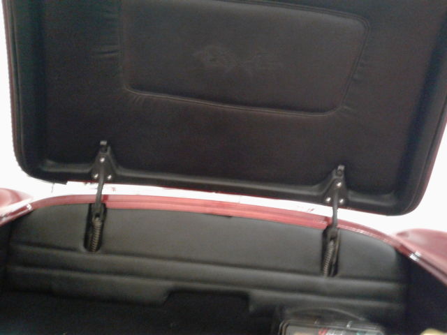 1958 Red Chevrolet Corvette Convertible