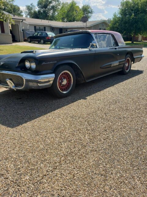 1958 Black Ford Thunderbird