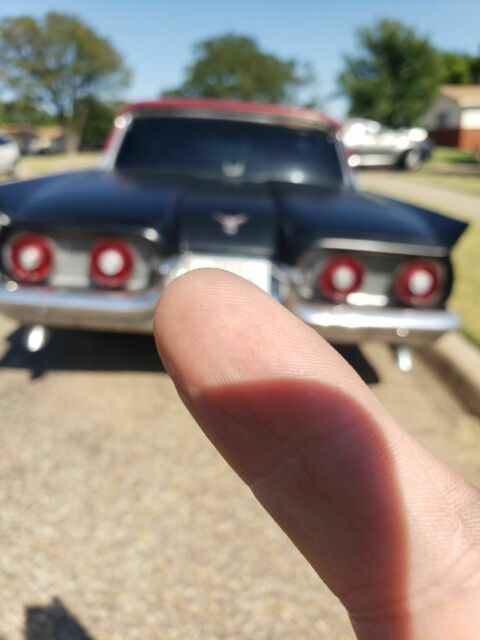 1958 Black Ford Thunderbird