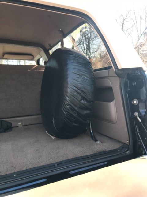 1993 Blue Ford Bronco SUV