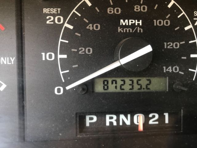 1993 Blue Ford Bronco SUV