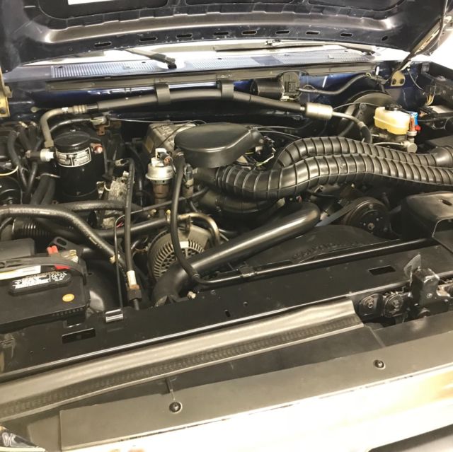 1993 Blue Ford Bronco SUV