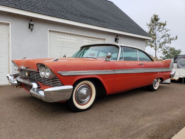 1958 Red/White Plymouth Other Coupe