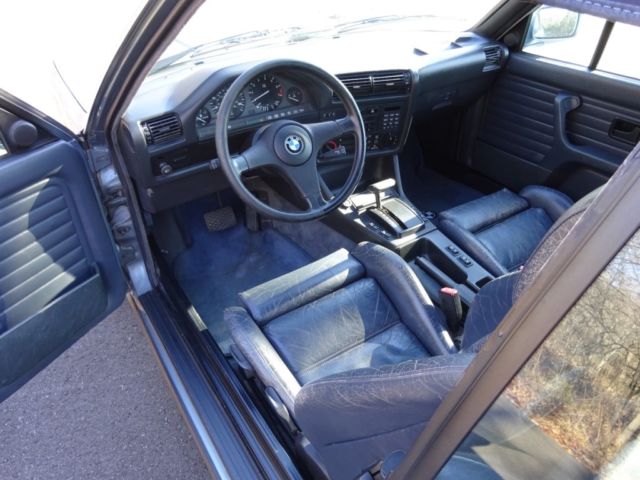 1988 Blue BMW 3-Series Convertible