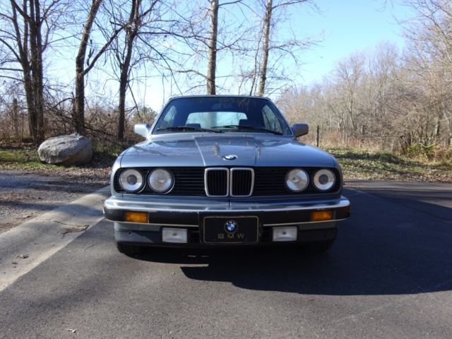 1988 Blue BMW 3-Series Convertible