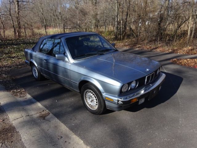 1988 Blue BMW 3-Series Convertible