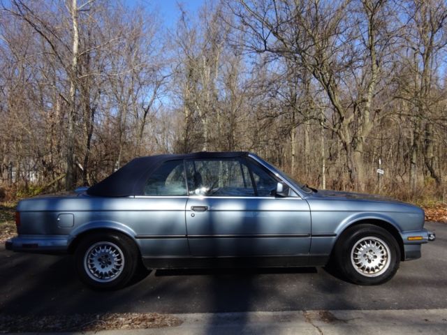 1988 Blue BMW 3-Series Convertible