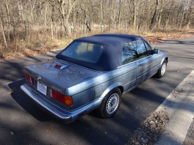 1988 Blue BMW 3-Series Convertible
