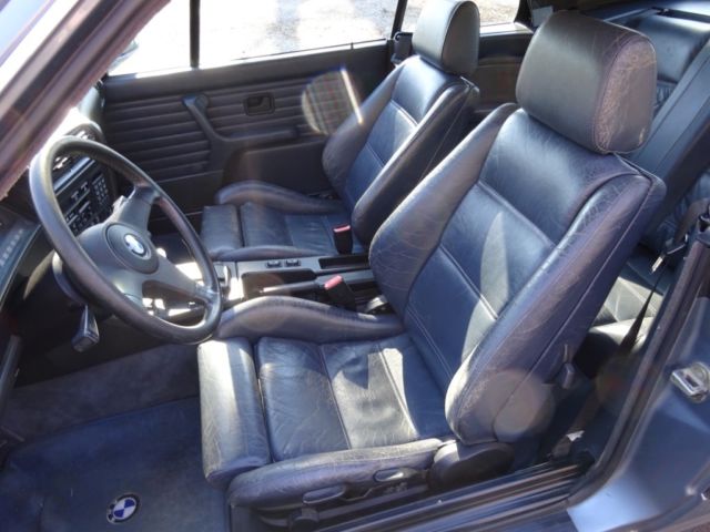 1988 Blue BMW 3-Series Convertible