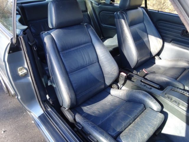 1988 Blue BMW 3-Series Convertible