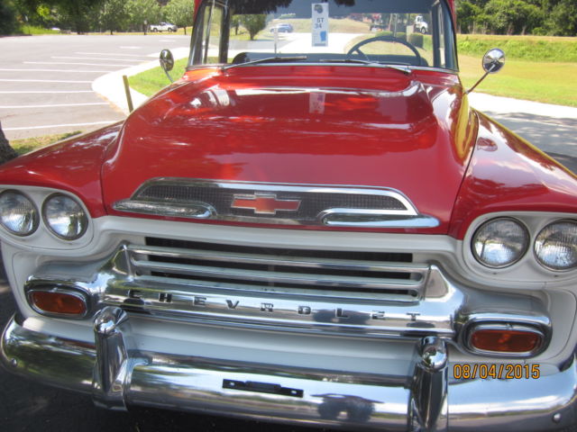 1959 Red Chevrolet C-10 Coupe