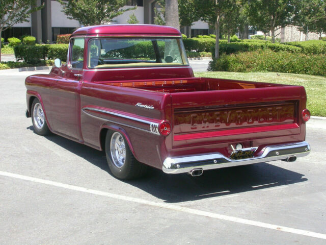 1959 "Porsche Arena Red"   (Burgundy) Chevrolet Other Pickups Short Bed Fleetside Custom Cab