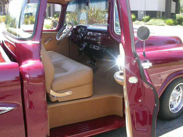 1959 "Porsche Arena Red"   (Burgundy) Chevrolet Other Pickups Short Bed Fleetside Custom Cab