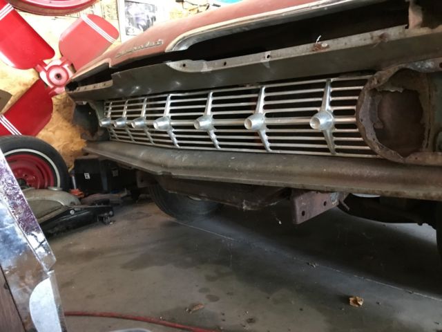 1959 Red Chevrolet Bel Air/150/210 Sedan