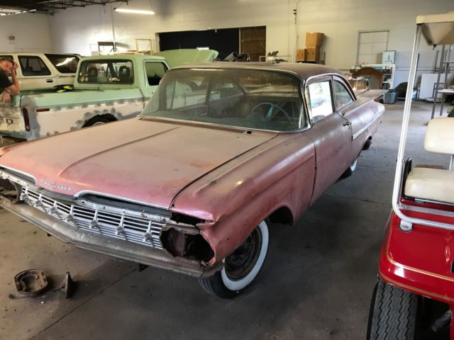 1959 Red Chevrolet Bel Air/150/210 Sedan