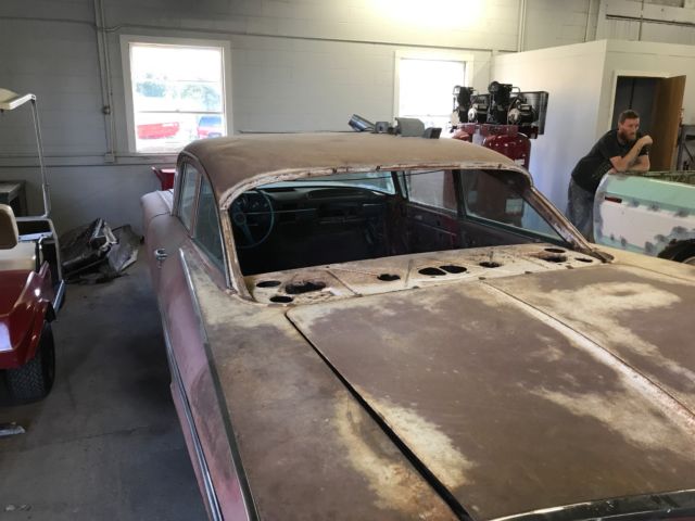 1959 Red Chevrolet Bel Air/150/210 Sedan