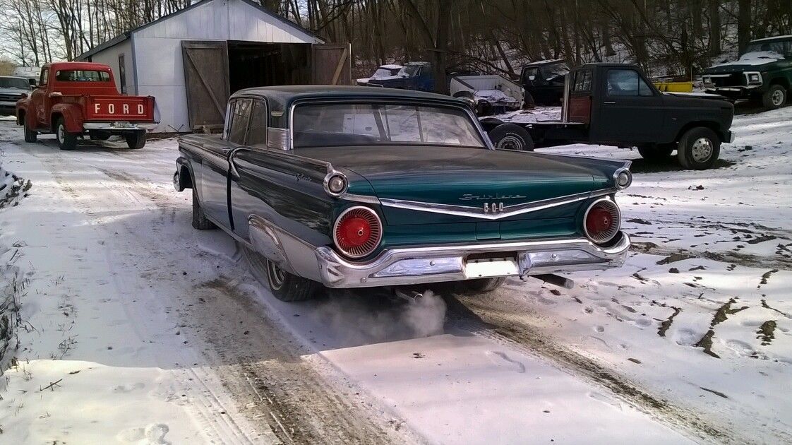 1959 Green Ford Fairlane Coupe