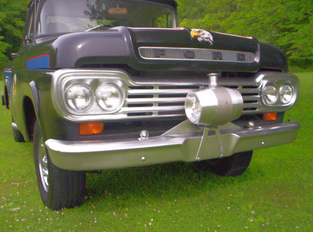 1959 Black Ford F-100 Standard Cab Pickup