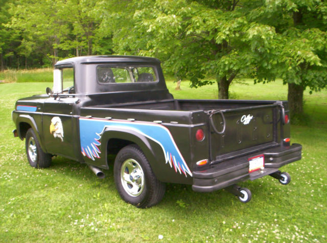 1959 Black Ford F-100 Standard Cab Pickup