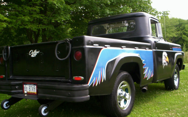 1959 Black Ford F-100 Standard Cab Pickup