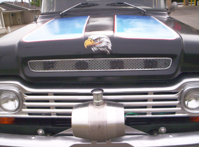 1959 Black Ford F-100 Standard Cab Pickup