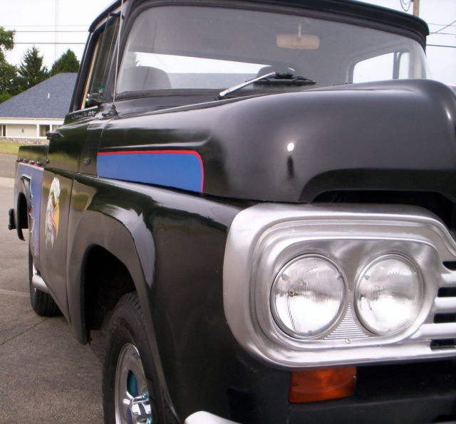 1959 Black Ford F-100 Standard Cab Pickup