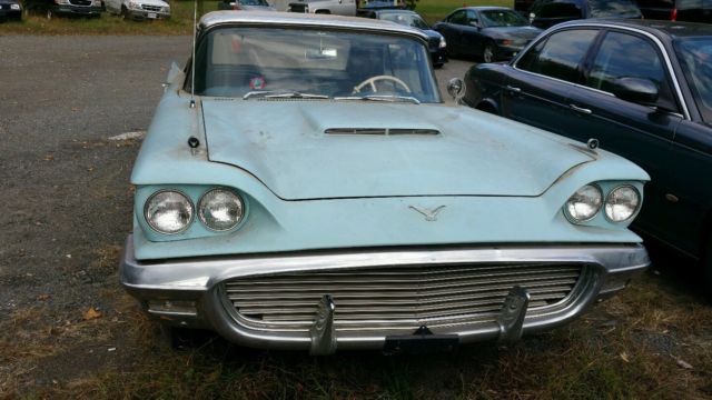 1959 Blue Ford Thunderbird Convertible