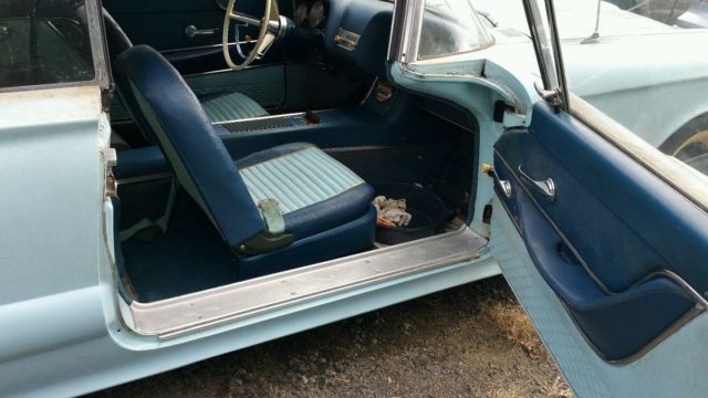 1959 Blue Ford Thunderbird Convertible