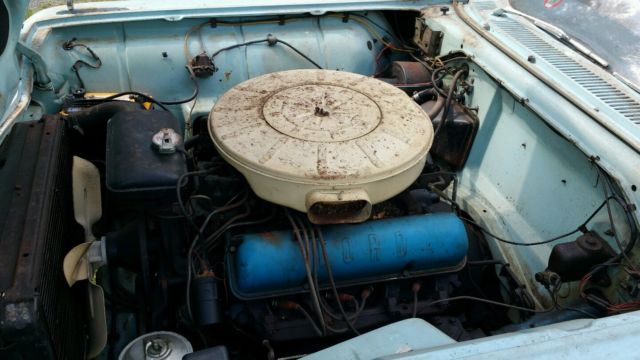 1959 Blue Ford Thunderbird Convertible