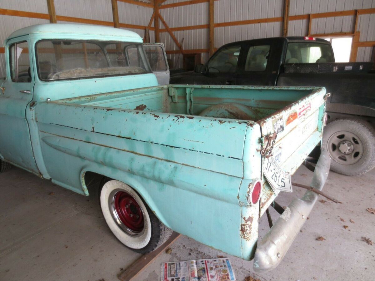 1959 Turquoise GMC 100 Standard Cab Pickup