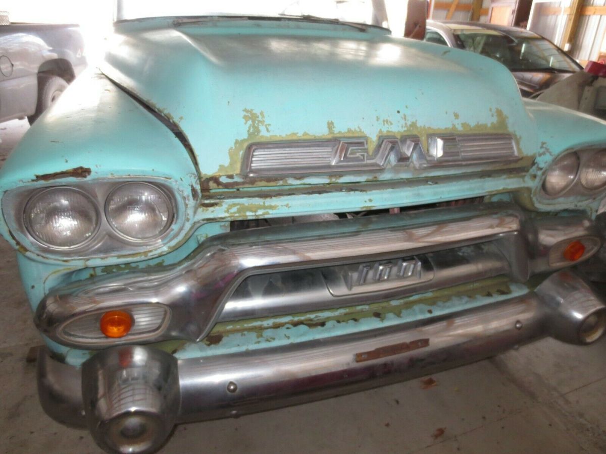 1959 Turquoise GMC 100 Standard Cab Pickup