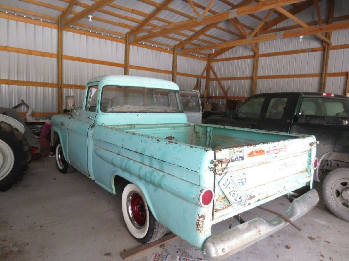1959 Turquoise GMC 100 Standard Cab Pickup